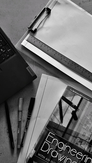 Study, exam, books, engineering, laptop, lenovo HD phone wallpaper