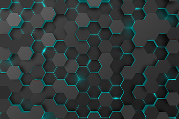 - technological honeycomb background with hexagons, Futuristic Hexagon HD wallpaper