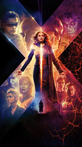 Dark Phoenix, Sophie Turner, New Poster HD phone wallpaper