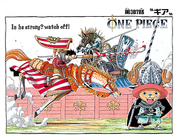 One Piece Color Cover Page 387, Monkey D. Luffy, Roronoa Zoro, Tony Tony Chopper, manga, Anime, One Piece HD wallpaper