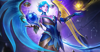 Mobile game, girl warrior, Libra, art HD wallpaper