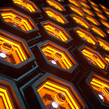 Structure, 3D, Glow, Cells, Hexagons, Cell HD phone wallpaper