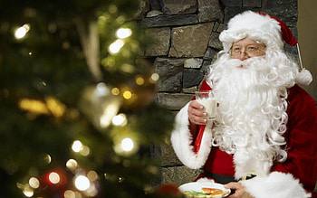 Christmas Santa , Festive holiday, Joyful vibes, Santa Claus art HD wallpaper
