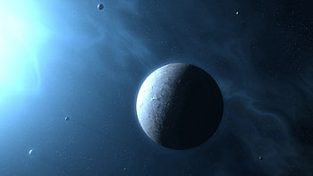 Universe, Dark, Ball, Planet HD wallpaper