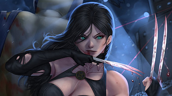 X23 Mutant, x-23, superheroes, artist, artwork, digital-art, artstation HD wallpaper