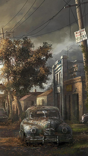 Ghost Town, Silent streets, Deserted structures, Lost history HD phone wallpaper