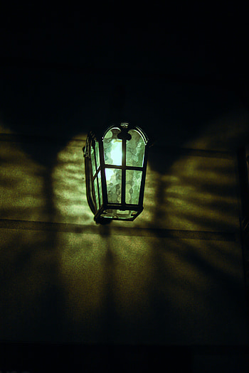 Night, Dark, Shine, Light, Lamp, Lantern, Illumination, Lighting HD phone wallpaper