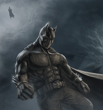 Batman, the dark knight, superhero, fan artwork HD phone wallpaper