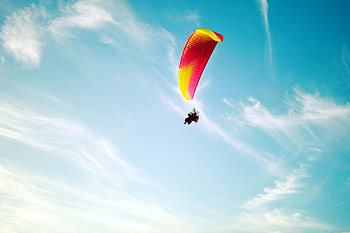 Sports, Sky, Flight, Height, Extreme, Parachute HD wallpaper