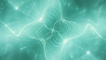 Mint Green, Abstract, Light, Wave, Energy HD wallpaper