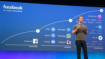 Facebook F8 2016, Mark Zuckerberg HD wallpaper