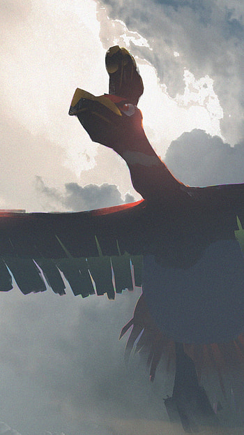 Ho-oh Soars: Stunning Pokémon Anime , Anime, Pokemon HD phone wallpaper