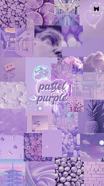Purple aesthetic, Pastel HD phone wallpaper