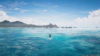 Final Fantasy XIV: Dawntrail - Pristine Ocean View, video game, Final Fantasy XIV: Dawntrail HD wallpaper