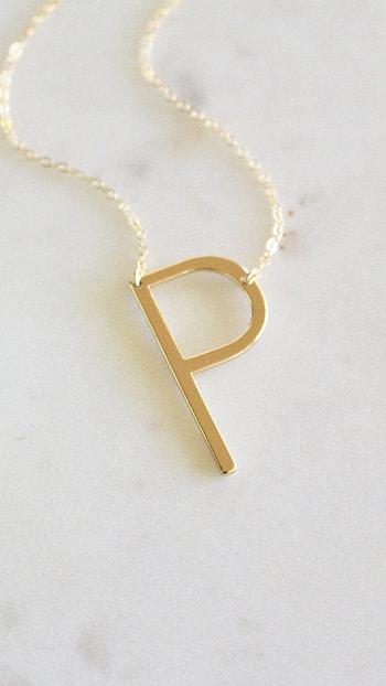P Letter, Golden Chain HD phone wallpaper