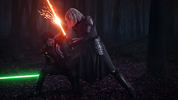 Shin Hati vs. Sabine Wren, Shin Hati (Star Wars), Sabine Wren, TV Show, Ahsoka (2023) HD wallpaper