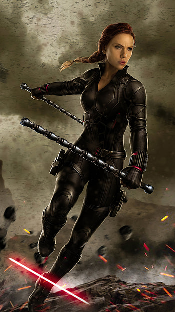 Scarlett Johansson, movie, Black Widow HD phone wallpaper