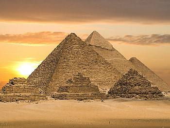 Great Pyramids, Seven Wonders HD wallpaper