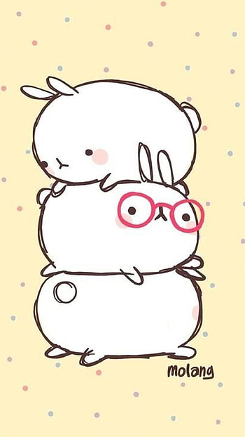 Cutee molang, doll HD phone wallpaper