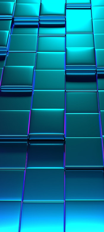 3D Cube Background , art, blue, cubes, pattern, turquoise HD phone wallpaper