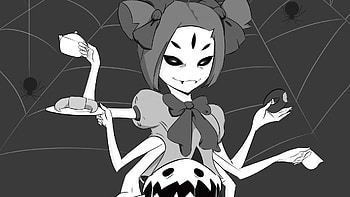 UNDERTALE-The Game Muffet and background HD wallpaper