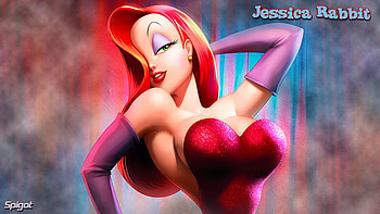 Artwork, Jessica Rabbit HD wallpaper