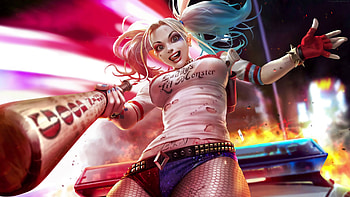Harley Quinn live , Interactive display, Captivating visuals, Dynamic animation HD wallpaper