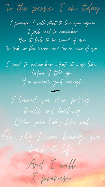 I promise myself, selflove, yourself, love HD phone wallpaper