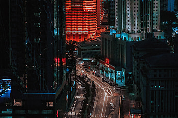 Cities, Cars, City, Building, View From Above, Road, Street HD wallpaper