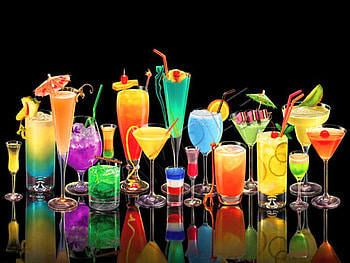 Let's celebrate something!, cocktails, colors, glasses, fruit, drinks, flavors HD wallpaper