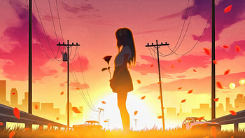 Happy Memories Are Sometimes More Painful, anime-girl, anime, artist, artwork, digital-art HD wallpaper