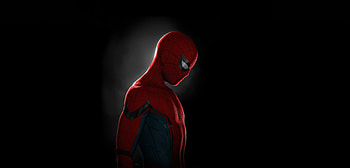 Spider-man, superhero, minimal, artwork HD wallpaper