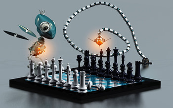 Animals, Chess, Robots, 3D, Game, Board, Party, Consignment HD wallpaper