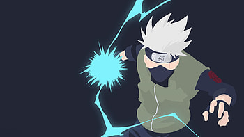 Kakashi Hatake In Black Background Naruto HD wallpaper