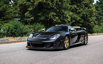 Gemballa Mirage GT Gold Edition, exterior, black sports cars, Gemballa Mirage GT tuning, supercars, Gemballa HD wallpaper