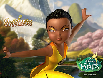 Iridessa, wings, disney, fairy, fantasy, light, green, yellow, movie HD wallpaper