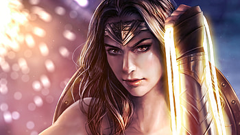 Wonder Woman Paint Artwork, wonder-woman, superheroes, artist, artwork, digital-art, deviantart HD wallpaper