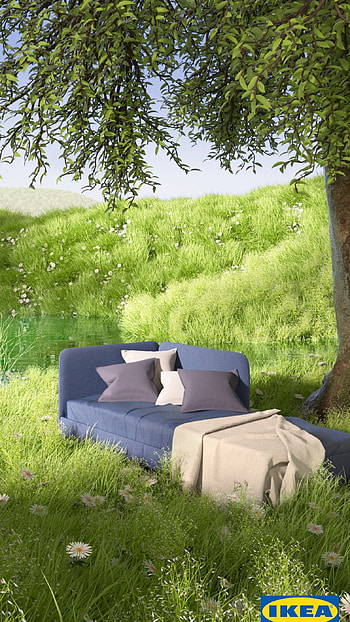 BLAKULLEN bed frame, Ikea HD phone wallpaper