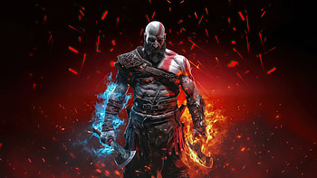 Kratos Reborn, kratos, god-of-war, games, ps-games, artwork, artist, digital-art, ai, video-games HD wallpaper