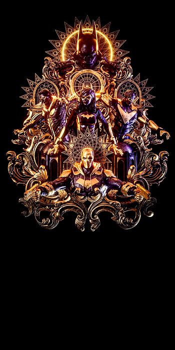Gotham, art, ornament HD phone wallpaper
