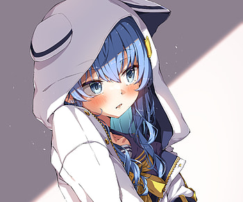 Hoshimachi Suisei, hololive, Hoshimachi Suisei, Anime, Virtual Youtuber HD wallpaper