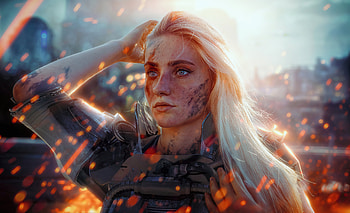 Queen Of The Revolution, artist, artwork, digital-art, artstation HD wallpaper