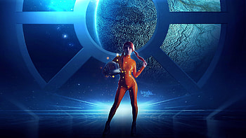 Interstellar, artist, artwork, digital-art, deviantart, fantasy-girls HD wallpaper