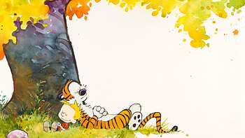 -comics-calvin-and-hobbe-backgrounds- HD wallpaper