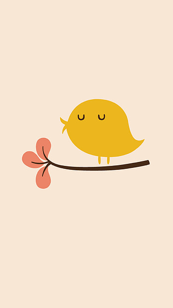 Flat Minimal Cute Bird Galaxy S5 HD phone wallpaper