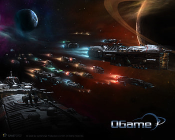ogame splash , ogame, fleet HD wallpaper