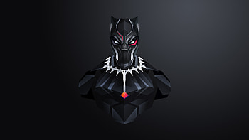 Black Panther Minimalism 2018, black-panther, 2018-movies, movies, minimalism HD wallpaper