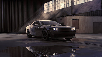 Matte Black Dodge Challenger , dodge-challenger, cars HD wallpaper