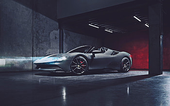 Ferrari SF90 Spider Assetto Fiorano, headlights, 2022 cars, AU-spec, F173A, 2022 Ferrari SF90 Spider, italian cars, Ferrari HD wallpaper