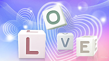 LOVE Dice, blue, netting, firefox persona, romance, stars, pink, dice, love, smoke, hearts, valentines day HD wallpaper
